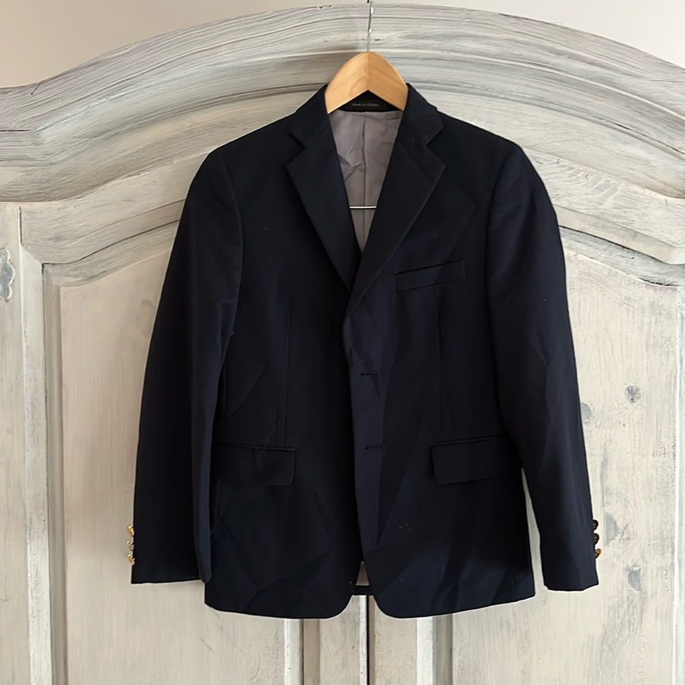 Boys Navy sports coat/blazer